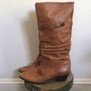 Vintage 70s Western Leather Boot